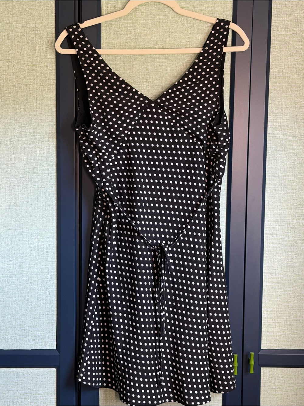 Princess Polly Nellie Classic Black Polka Dot Mini Dress, Size 8 - Picture 5 of 10